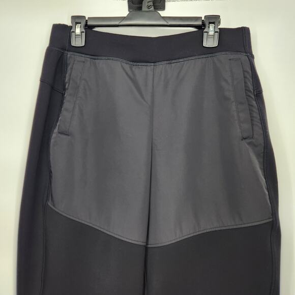 Athleta Get Set Hybrid Pull On High Rise Stretch Jogger Pants in Black Women's L - Picture 6 of 9
